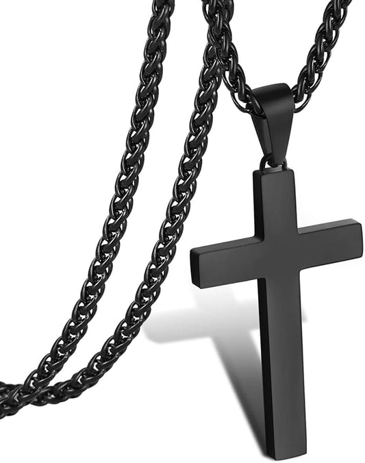 Black Cross Necklace